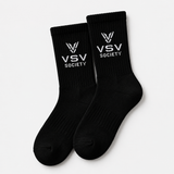 Viper Society Crew Socks – Cushioned Performance Fit Black