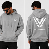 Built Different - Gray Hoodie