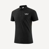 Viper Society Performance Polo Shirt – Moisture-Wicking Golf Polo Black