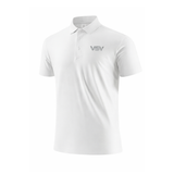 Viper Society Performance Polo Shirt – Moisture-Wicking Golf Polo White